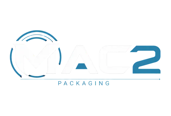 Logo mac2 Packaging - version claire pour fond sombre