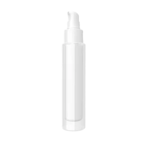 Flacon airless corps blanc à poche gamme INO vue de côté